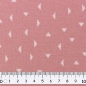 Preview: Jaquardjersey | Dreiecke | pastell rosa